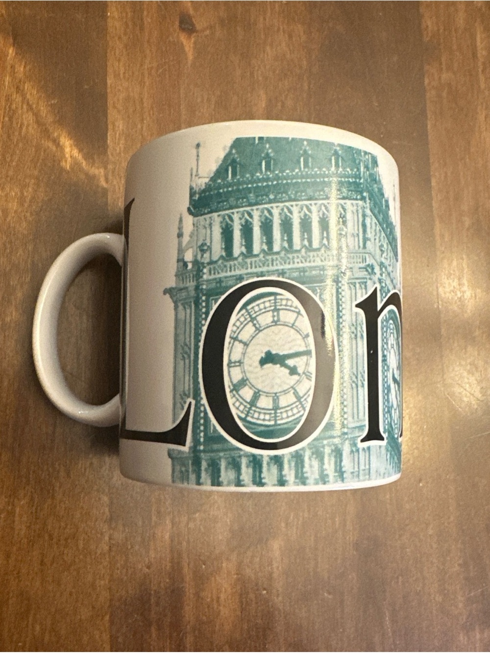 Starbucks Coffee Mug City Collector Series 20 oz London Green Big Ben 1999